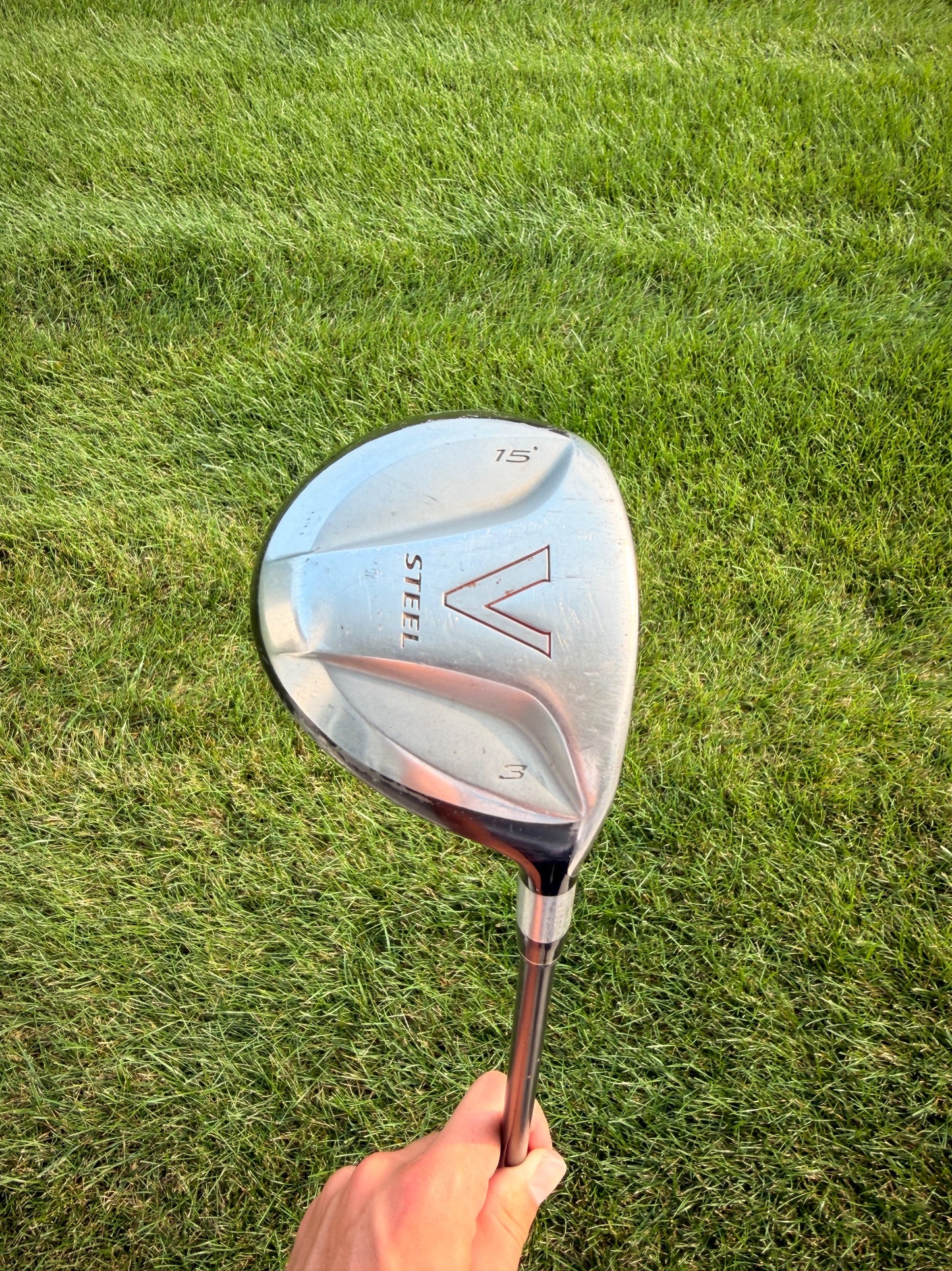 TaylorMade V Steel 3-Wood 15° M.A.S.2 Ultralite Stiff Flex 42.5"