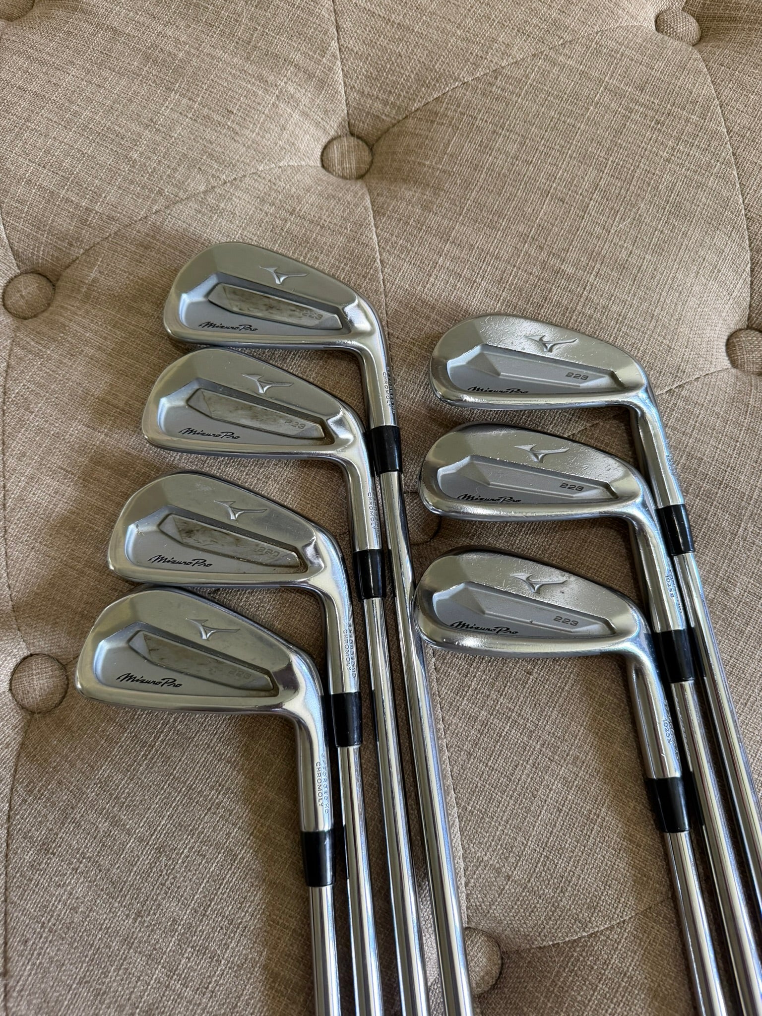Photo of Mizuno Pro 223 Iron Set Extra Stiff Flex Ns Pro Tour 120
