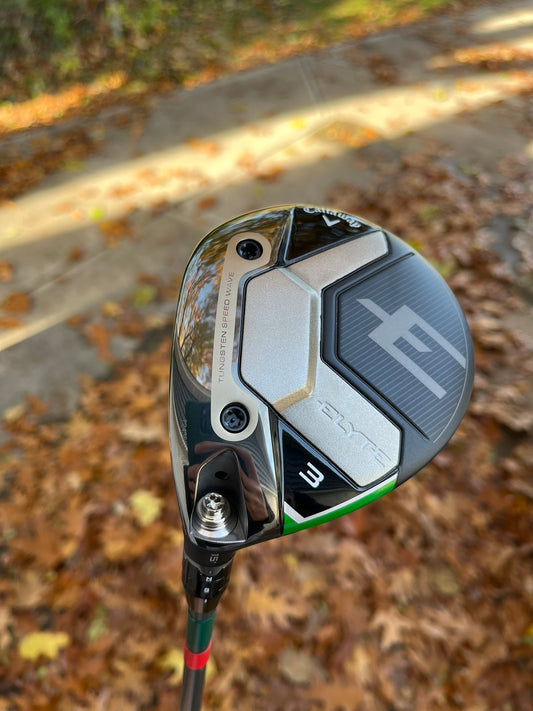 Callaway Elyte 3-Wood 15° Denali 60g Regular Flex Lefty 43″ +HC NICE