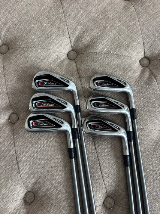 Titleist 716 AP1 Iron Set 6-GW SteelFiber i95 Regular Flex +1/4″ NICE