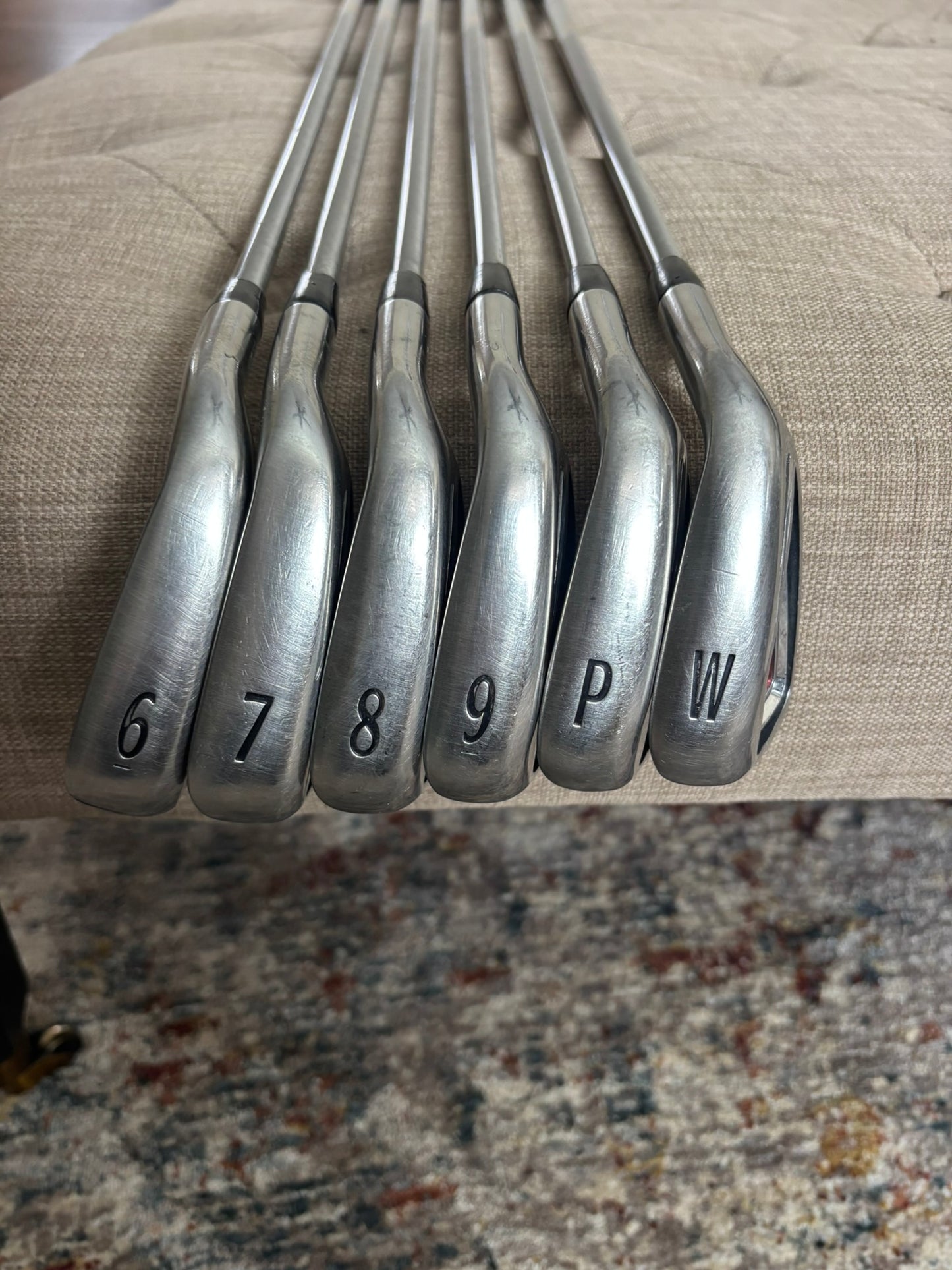 Titleist 716 AP1 Iron Set 6-GW SteelFiber i95 Regular Flex +1/4″ NICE