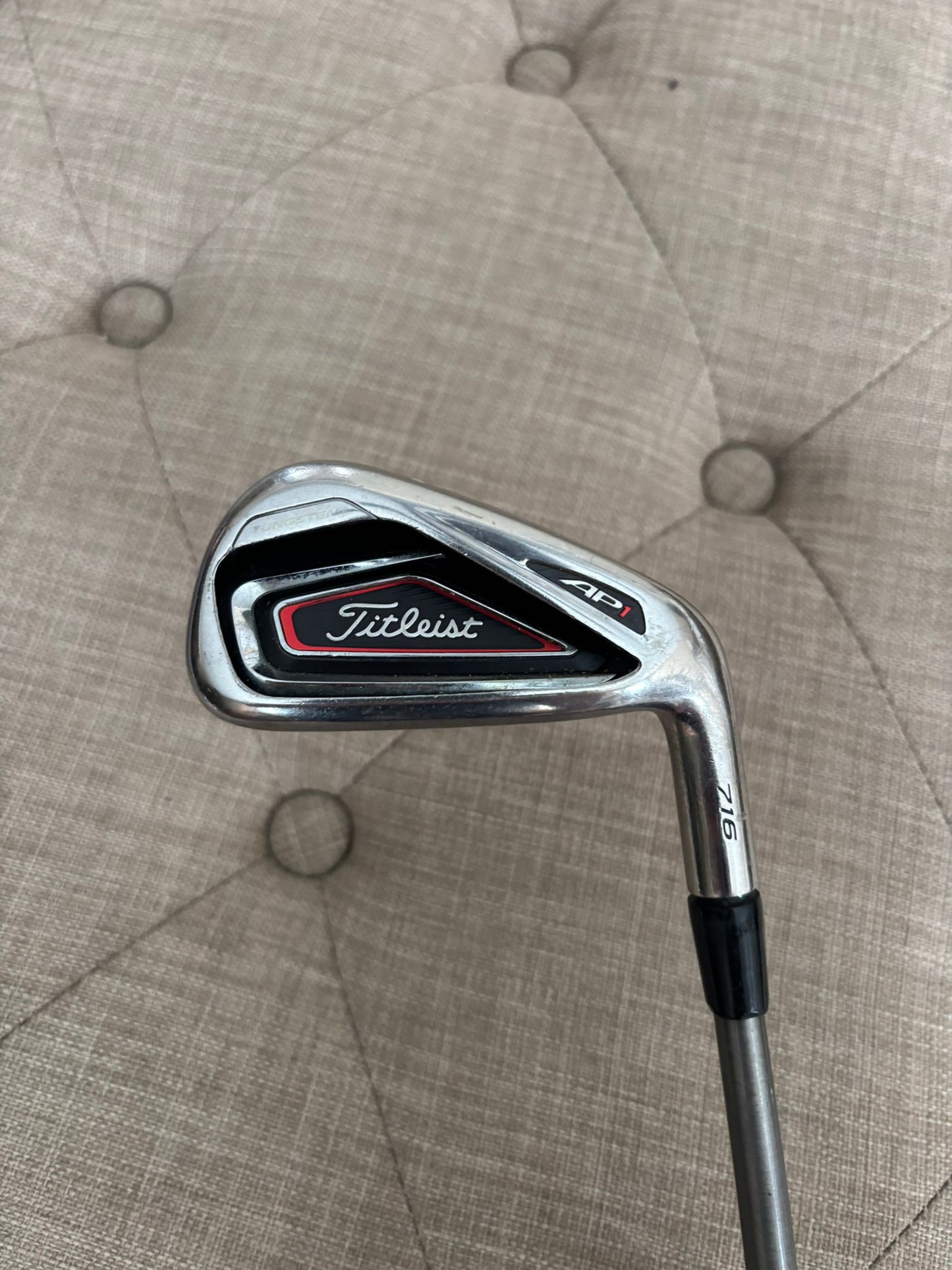 Titleist 716 AP1 Iron Set 6-GW SteelFiber i95 Regular Flex +1/4″ NICE