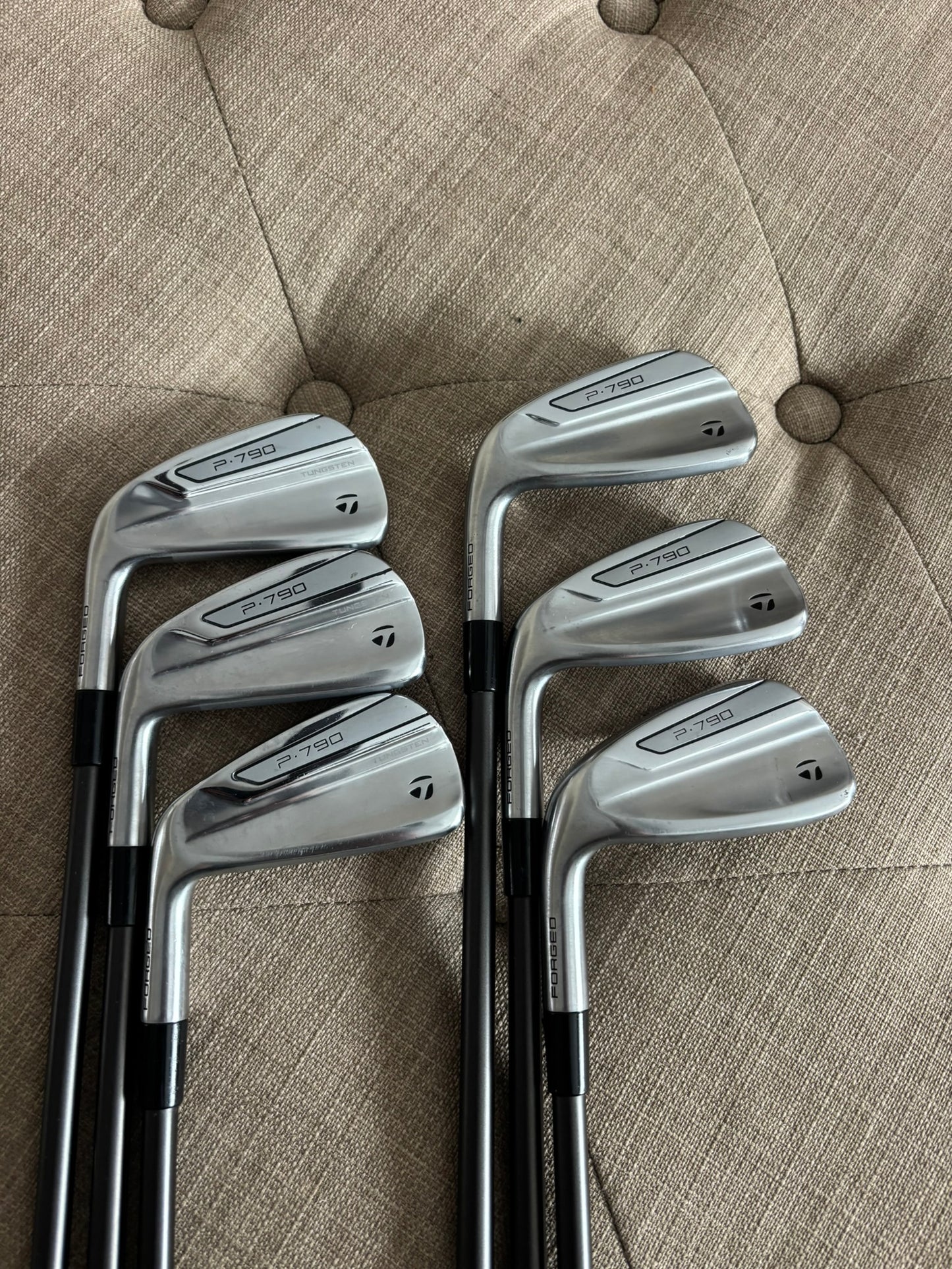 Taylormade 2019 P790 Iron Set 5-PW Recoil ES 780 F4 Stiff Flex Lefty +1/4″ NICE