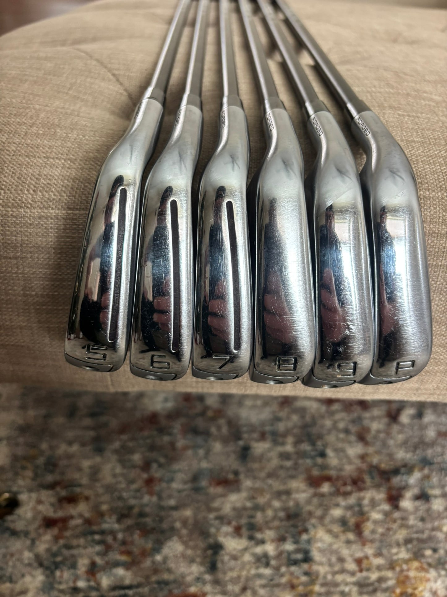 Taylormade 2019 P790 Iron Set 5-PW Recoil ES 780 F4 Stiff Flex Lefty +1/4″ NICE