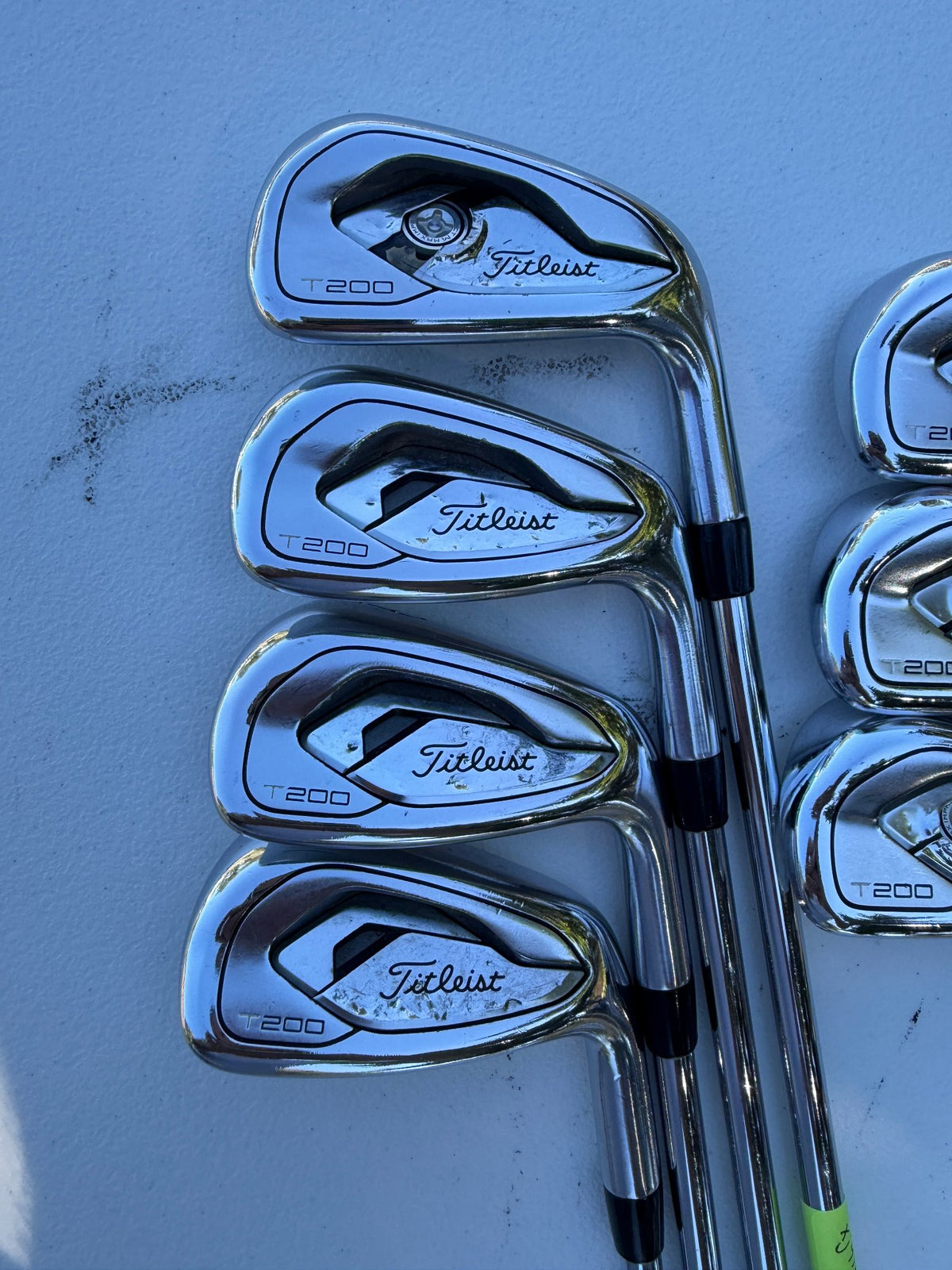 Titleist T200 Iron Set 4-PW AMT Black S300 Stiff Flex NICE — photo 2