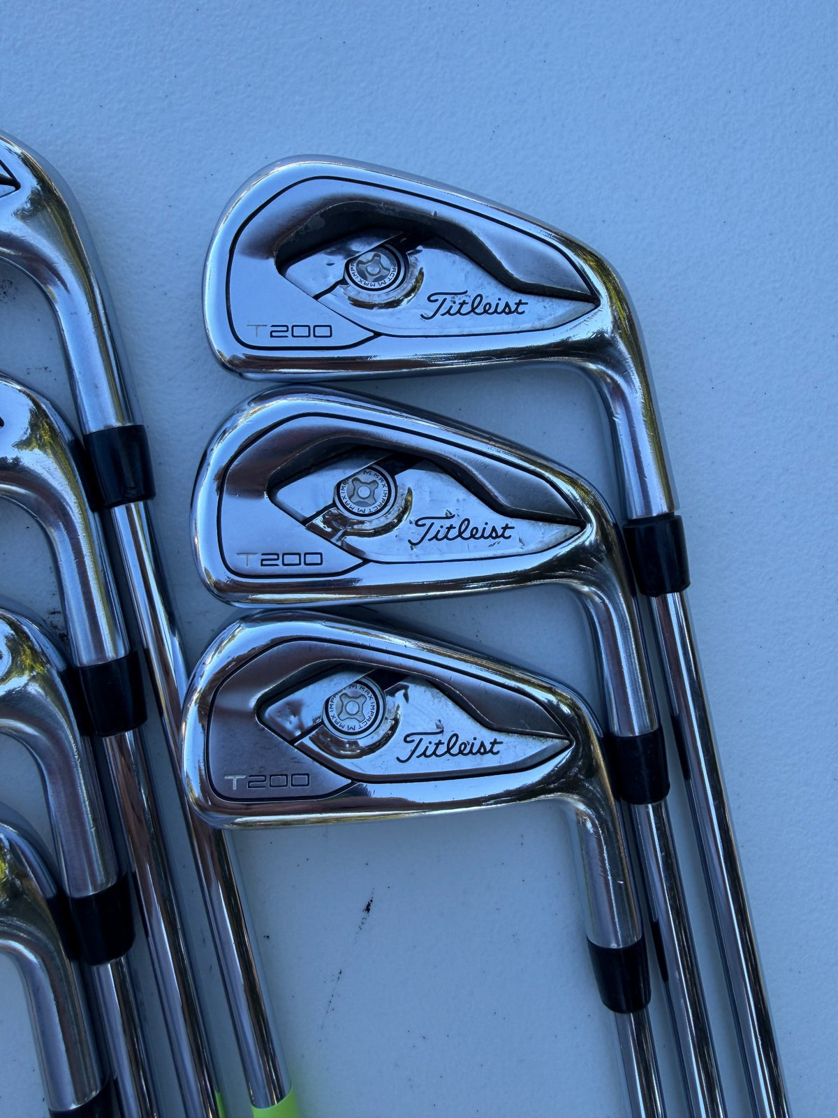 Titleist T200 Iron Set 4-PW AMT Black S300 Stiff Flex NICE — photo 3
