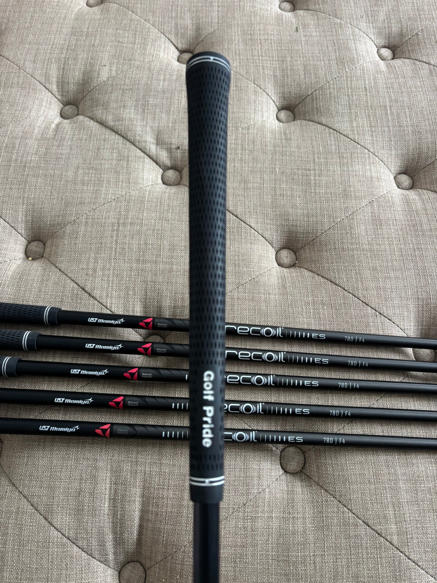 Taylormade 2019 P790 Iron Set 5-PW Recoil ES 780 F4 Stiff Flex Lefty +1/4″ NICE