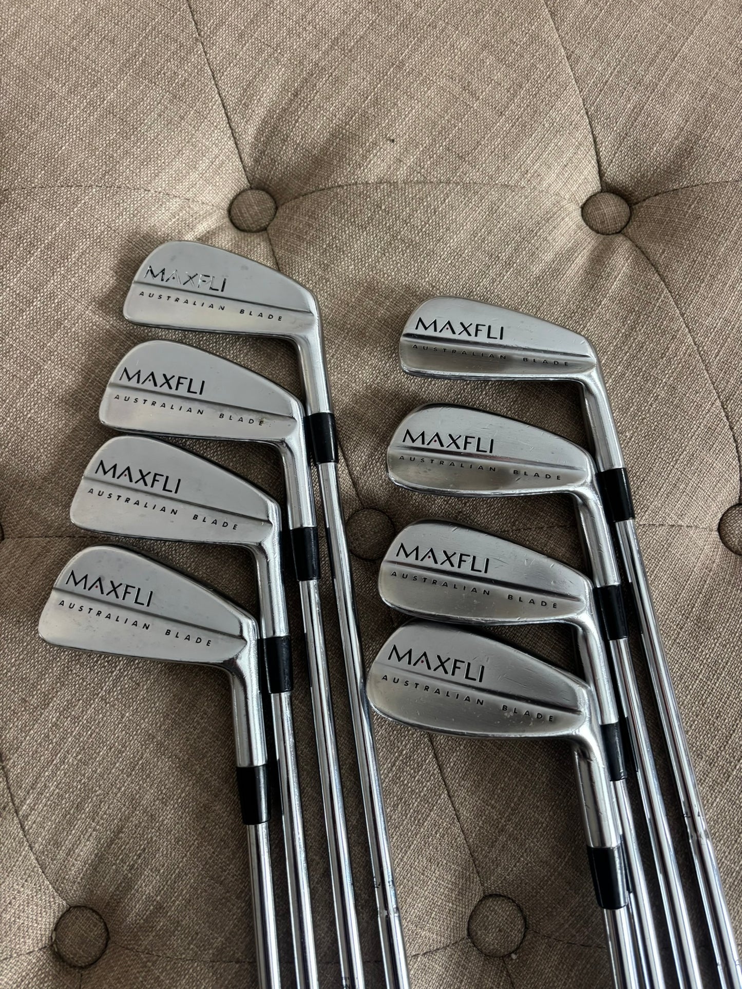 Maxfli Australian Blade Iron Set 3-PW TT DG S300 Stiff Flex STD NICE
