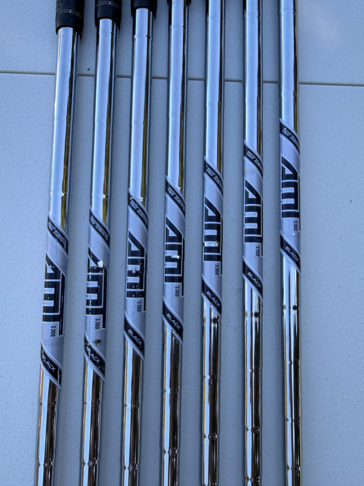 Titleist T200 Iron Set 4-PW AMT Black S300 Stiff Flex NICE — photo 13
