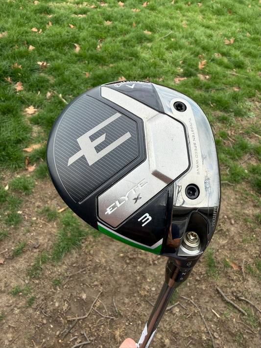 Photo of Callaway Elyte X 3-Wood 15° Stiff Flex Denali Charcoal 70G