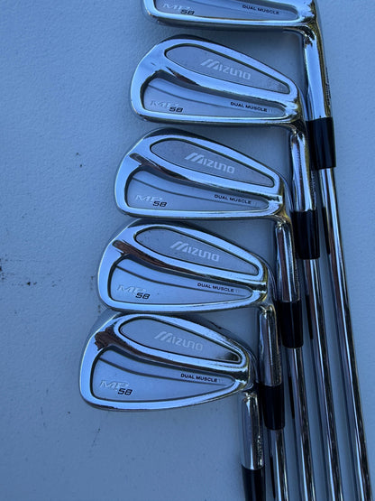 Mizuno MP 58 Iron Set 5-9 Rifle Precision FCM 5.0 Stiff Flex +3/4" NICE — photo 2