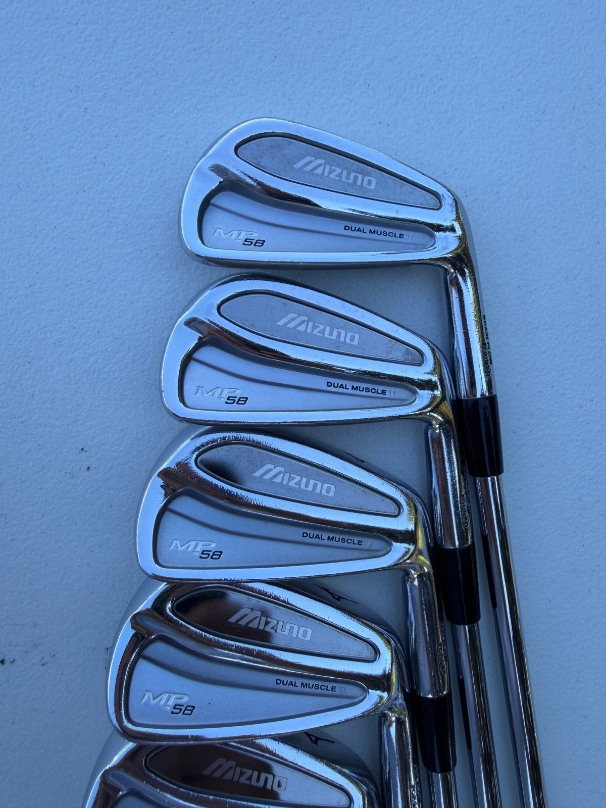 Mizuno MP 58 Iron Set 5-9 Rifle Precision FCM 5.0 Stiff Flex +3/4" NICE — photo 3
