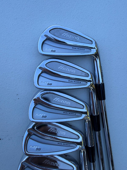 Mizuno MP 58 Iron Set 5-9 Rifle Precision FCM 5.0 Stiff Flex +3/4" NICE — photo 3