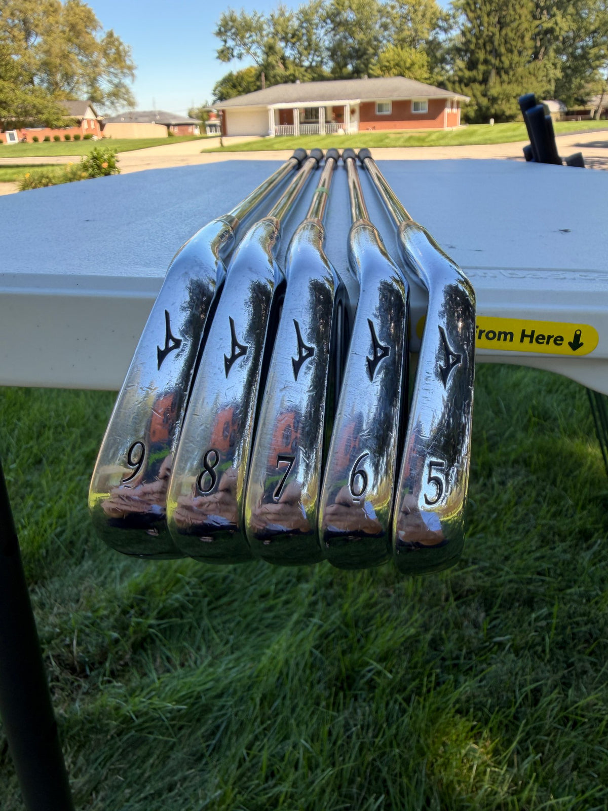 Mizuno MP 58 Iron Set 5-9 Rifle Precision FCM 5.0 Stiff Flex +3/4" NICE — photo 9