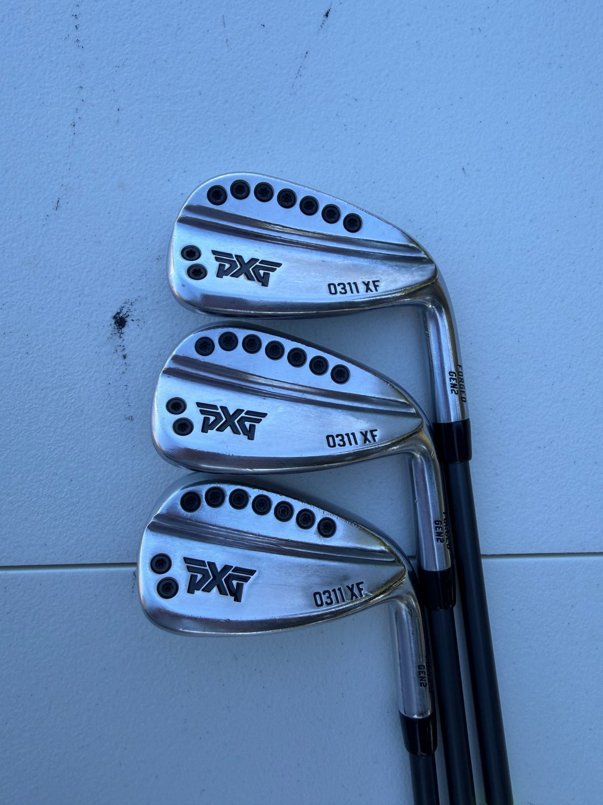 PXG 0311 XF GEN2 Chrome Iron Set 8-PW Accra 40i Senior Flex -1/4" NICE