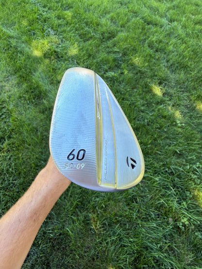 TaylorMade Milled Grind 5 MG5 Chrome Lob Wedge 60° / 9 Wedge Flex 35" NICE — photo 4