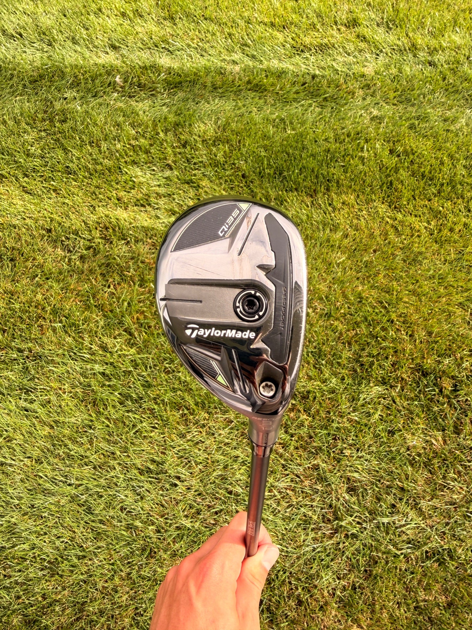 TaylorMade Qi35 Rescue 3 Hybrid 19° Tensei 1K Black 85g Stiff 40.5" +HC NICE