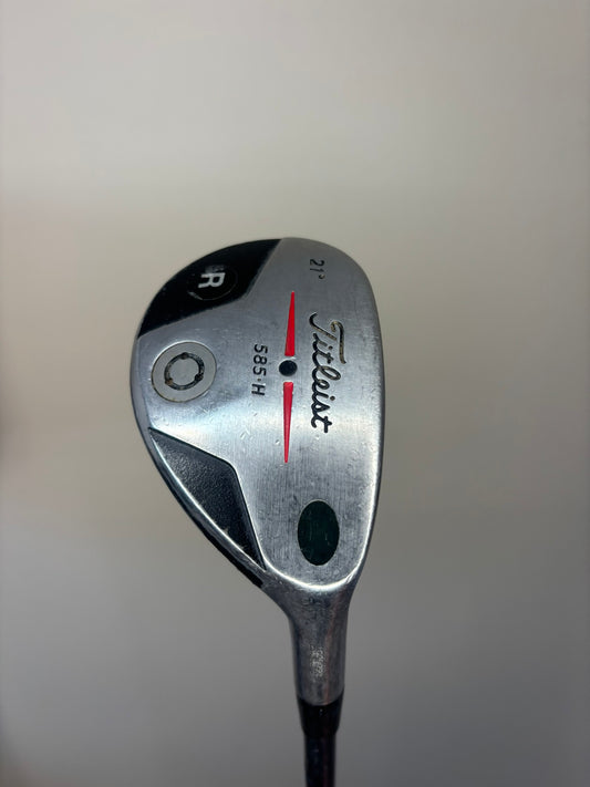 Titleist 585 H 3 Hybrid 21° 4175 Graphite Regular Flex 40″ NICE