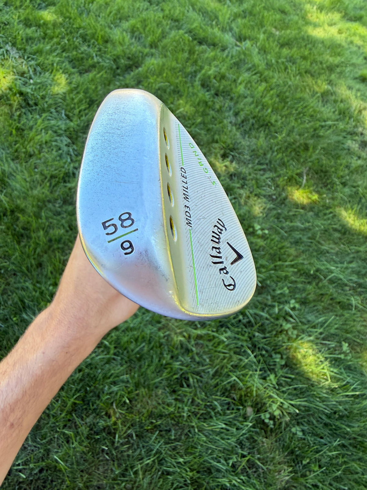 Callaway MD3 Milled Chrome S-Grind Lob Wedge 58° / 9 XP 95 S300 Stiff Flex 35" — photo 4