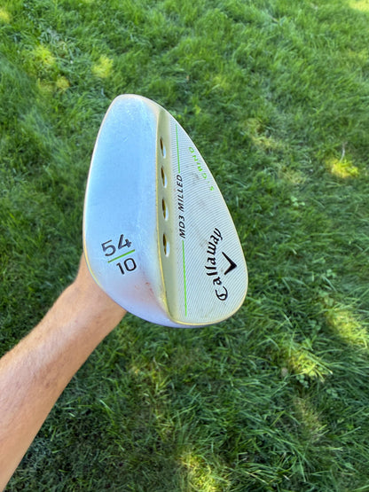 Callaway MD3 Milled Chrome Sand Wedge 54° / 10 XP 95 Stiff Flex 35.25" NICE — photo 4