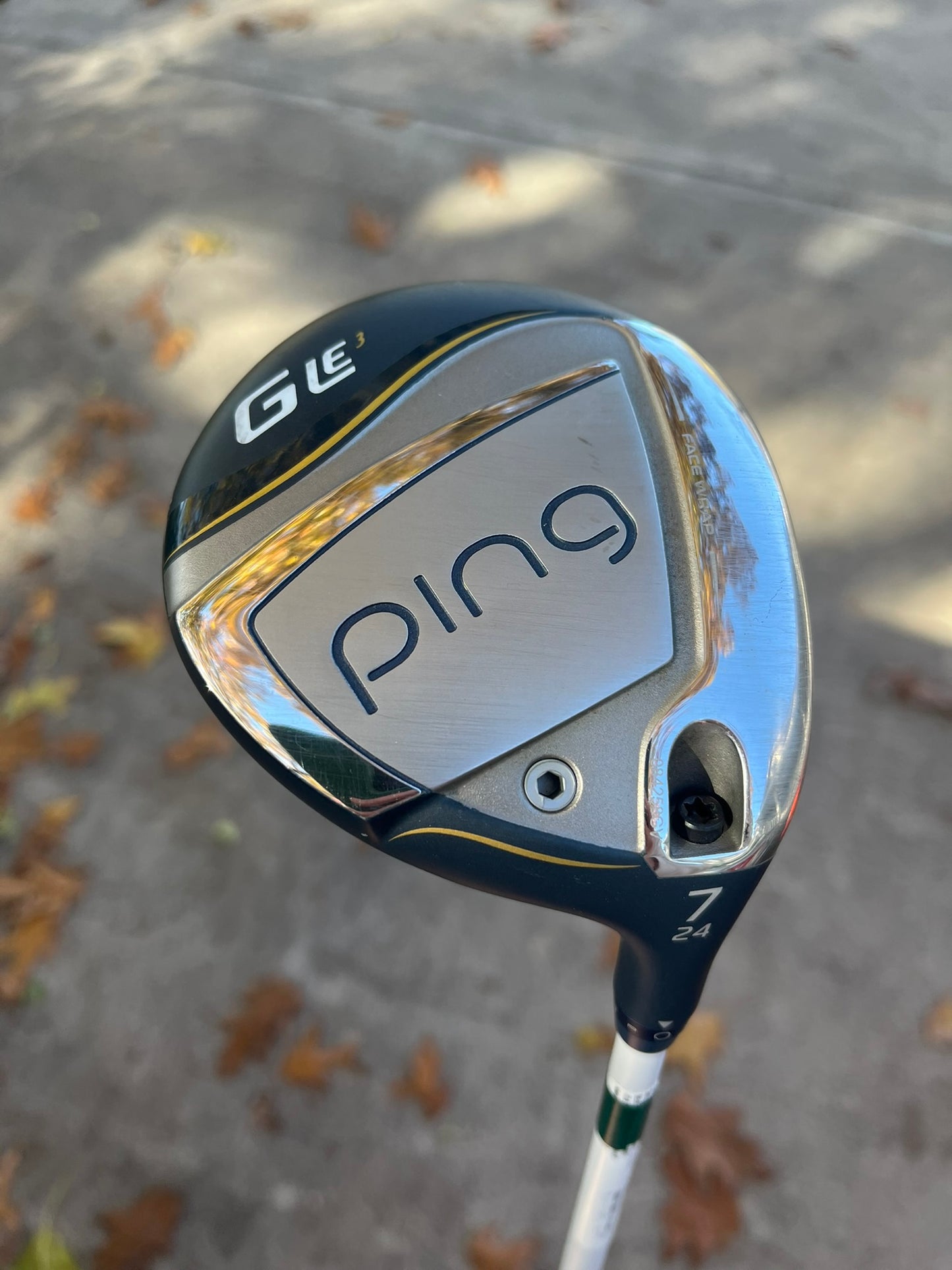 Ping G LE 3 7-Wood 24° ULT 250 Ladies Flex 41″ +HC NICE