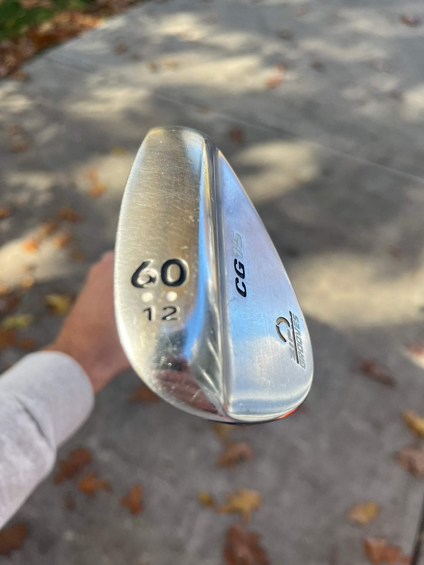 Cleveland CG15 Satin Chrome Lob Wedge 60° / 12 Wedge Flex 35.5″ NICE