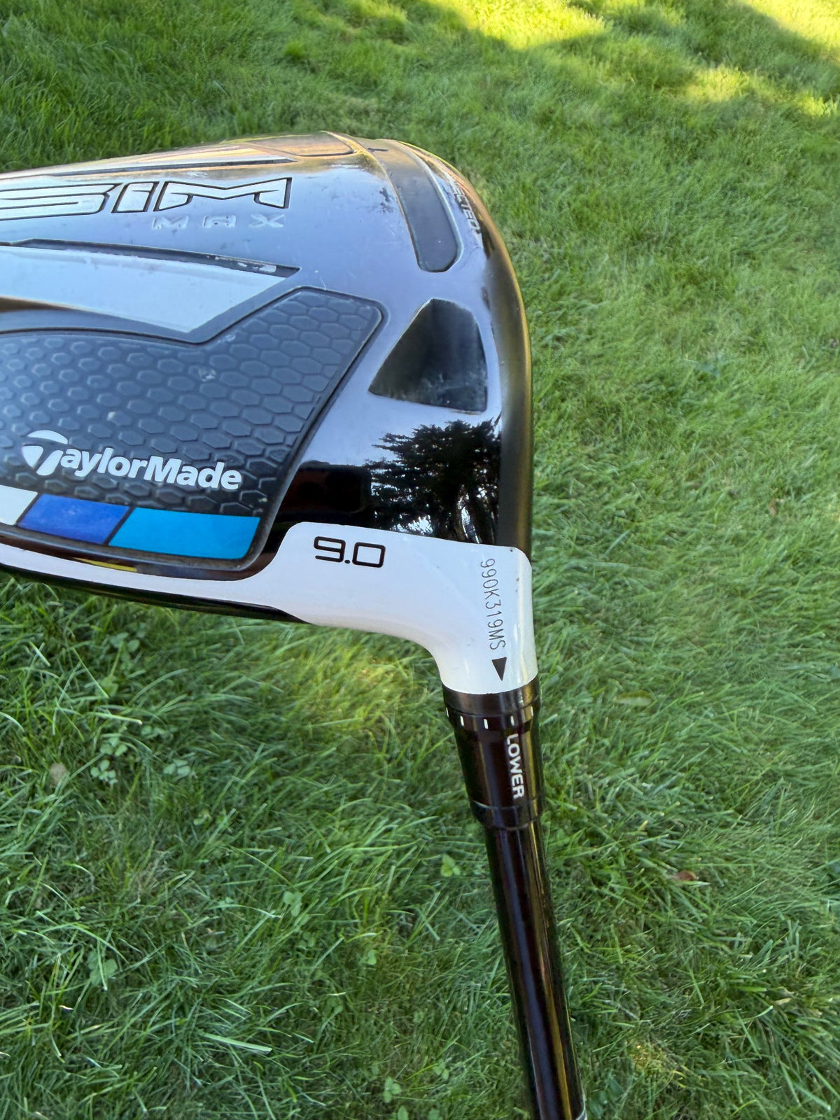 TaylorMade SIM MAX Driver 9° HZRDUS Smoke Red RDX Stiff Flex 45.25" NICE — photo 6