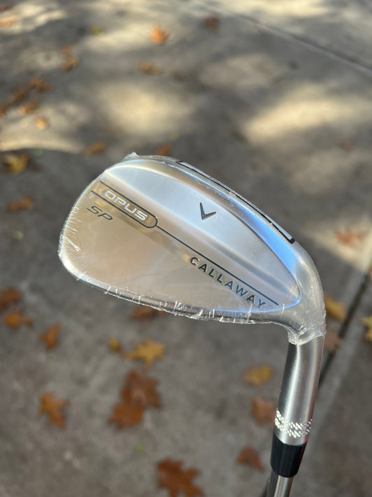 Callaway Opus SP Brushed Chrome Gap Wedge 52° / 10 DG S200 Wedge Flex 35.75″ NEW