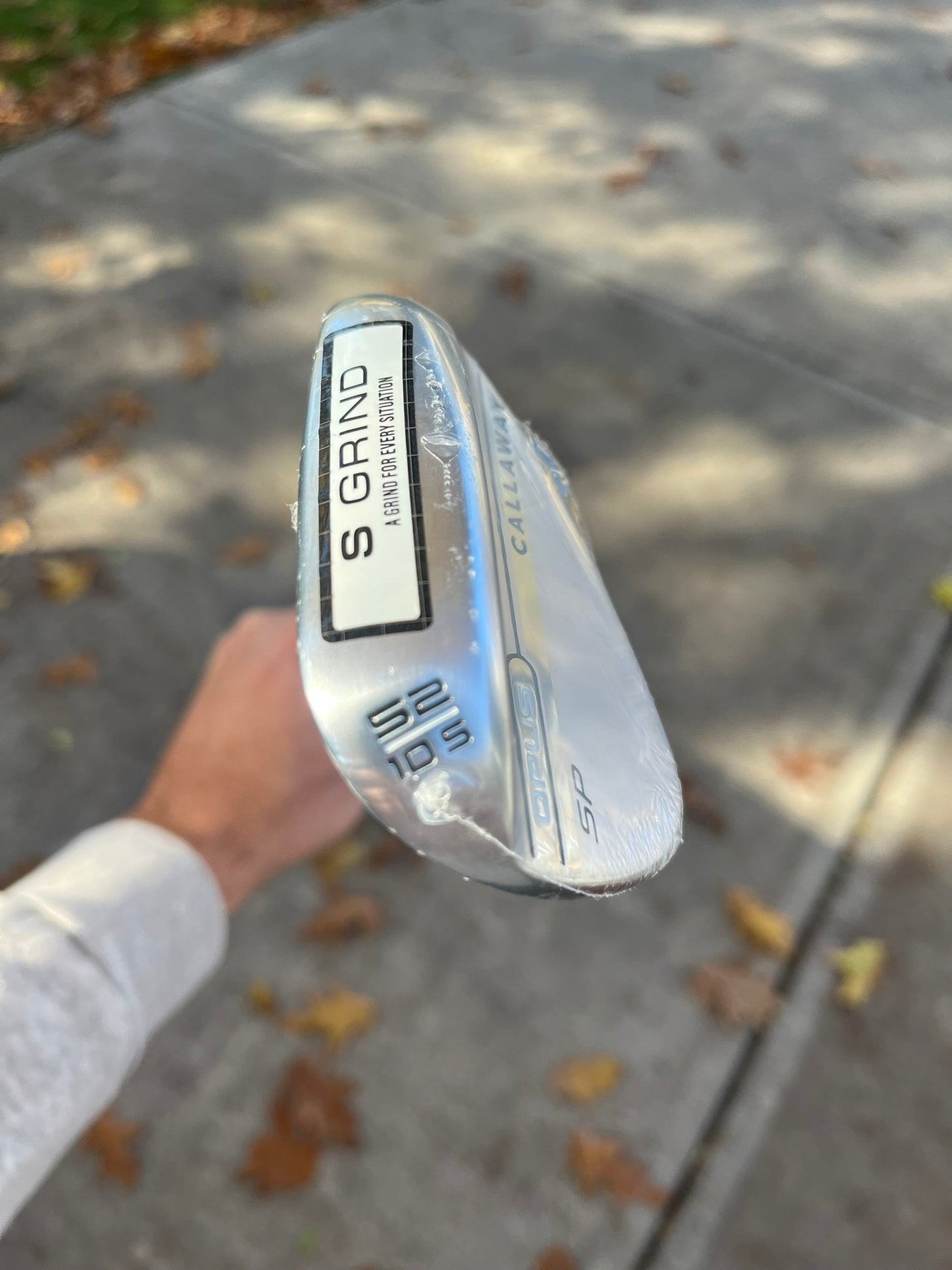 Callaway Opus SP Brushed Chrome Gap Wedge 52° / 10 DG S200 Wedge Flex 35.75″ NEW