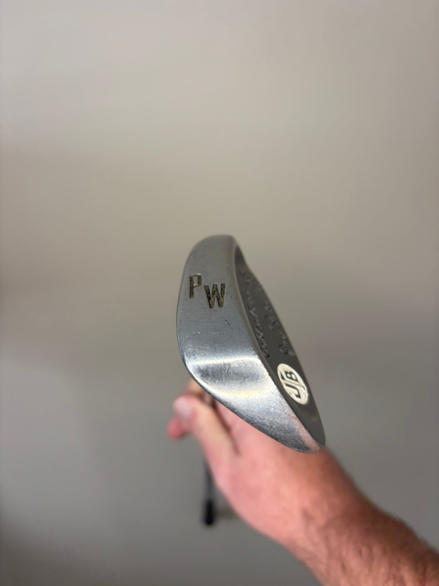 Jerry Barber Golden Touch Pitching Wedge Steel Shaft Stiff Flex 35.25″