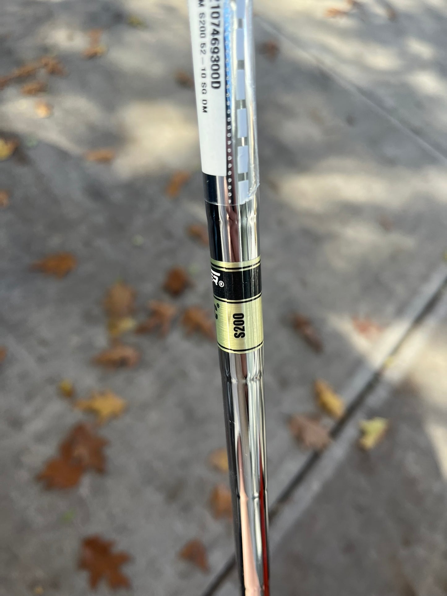 Callaway Opus SP Brushed Chrome Gap Wedge 52° / 10 DG S200 Wedge Flex 35.75″ NEW