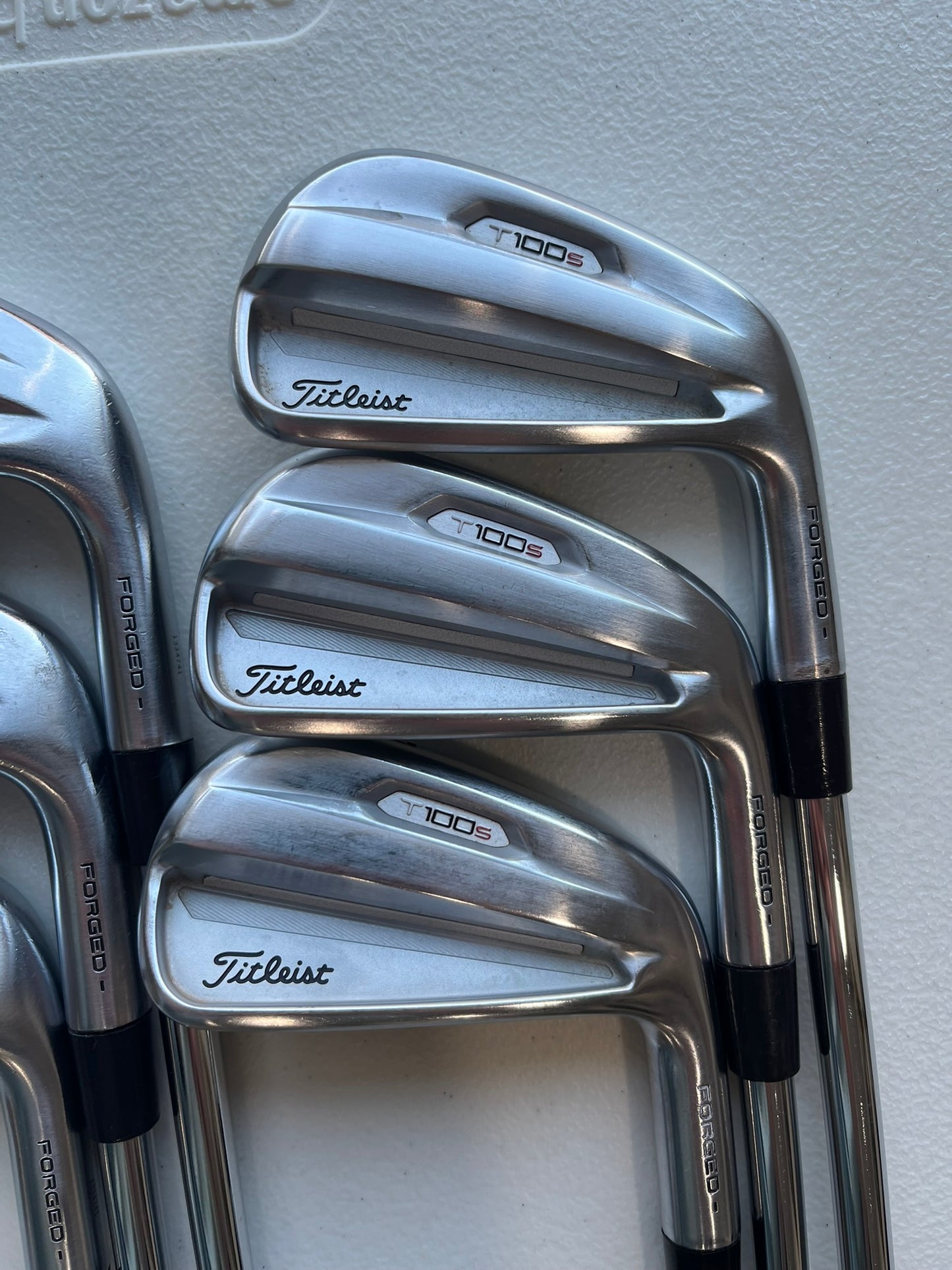 Titleist 2021 T100S Iron Set 5-PW AMT Black Stiff Flex Standard NICE