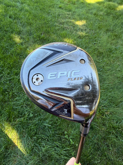Callaway EPIC Flash Star 3-Wood 15° Attas Speed Senior Flex 42.75"