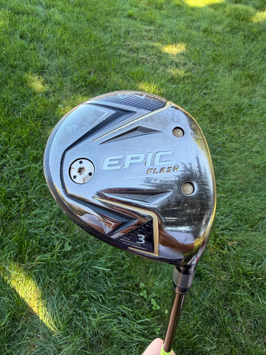 Callaway EPIC Flash Star 3-Wood 15° Attas Speed Senior Flex 42.75"