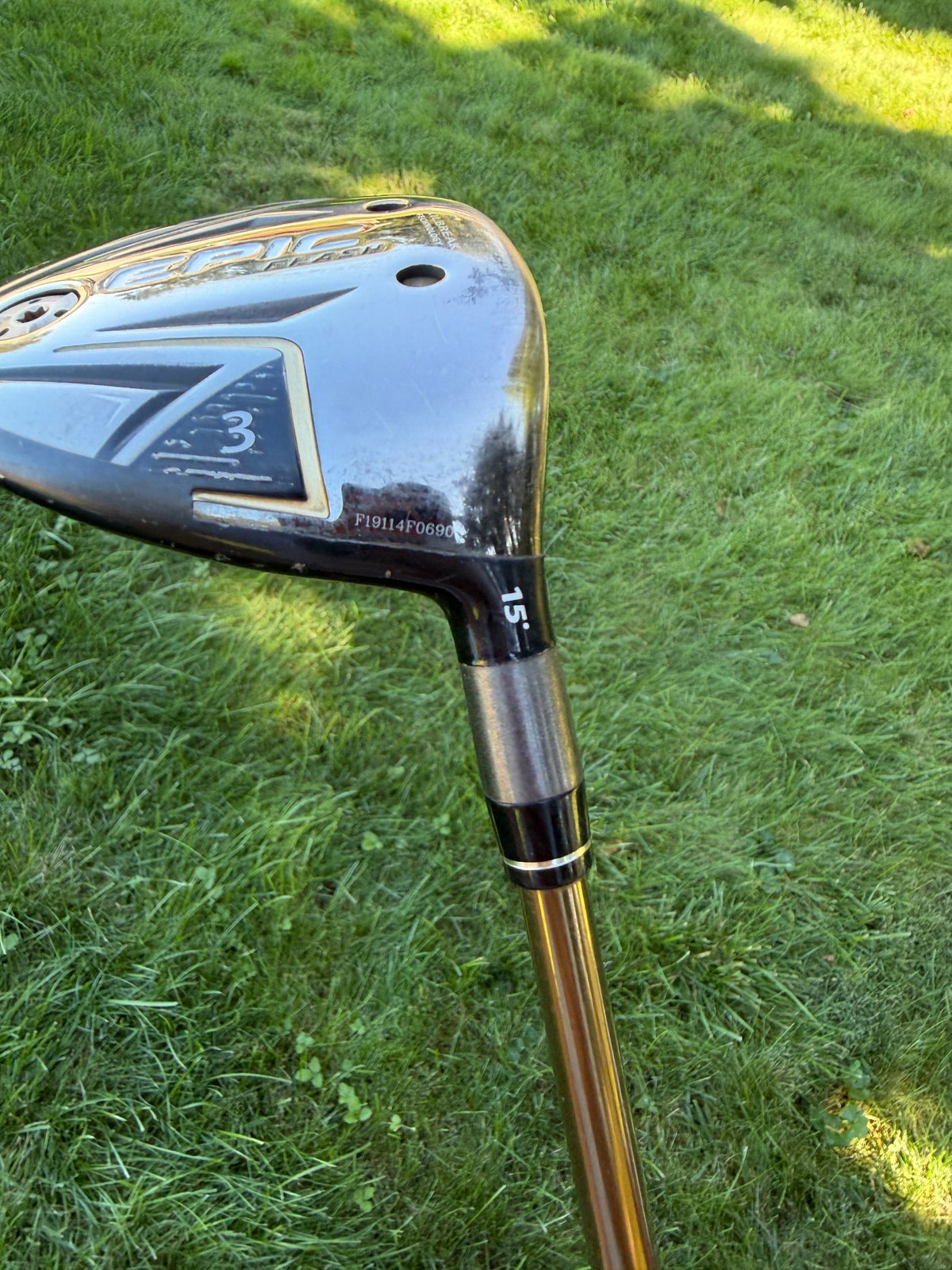 Callaway EPIC Flash Star 3-Wood 15° Attas Speed Senior Flex 42.75" — photo 6