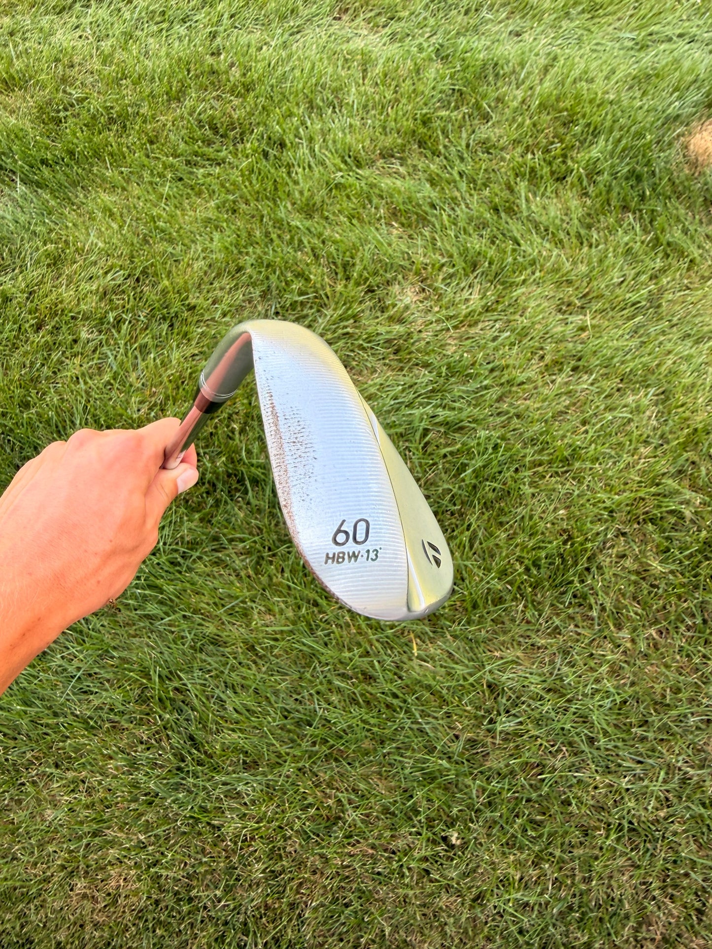 TaylorMade Milled Grind 4 Chrome Lob Wedge 60° / 13 Stock Wedge Flex 35.75" NICE — photo 4