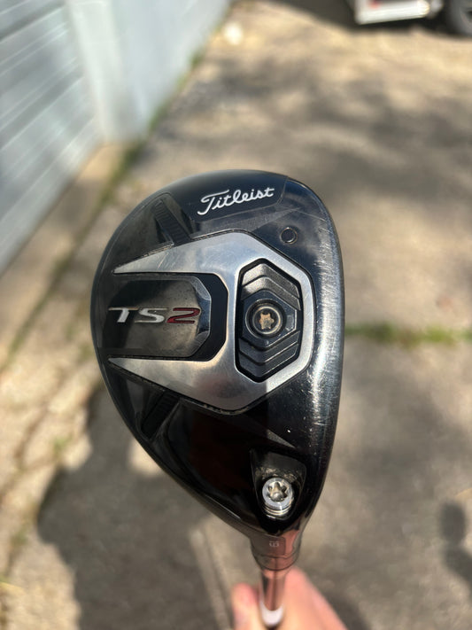 Photo of Titleist TS2 3 Hybrid 19° Stiff Flex Kuru Kage Black