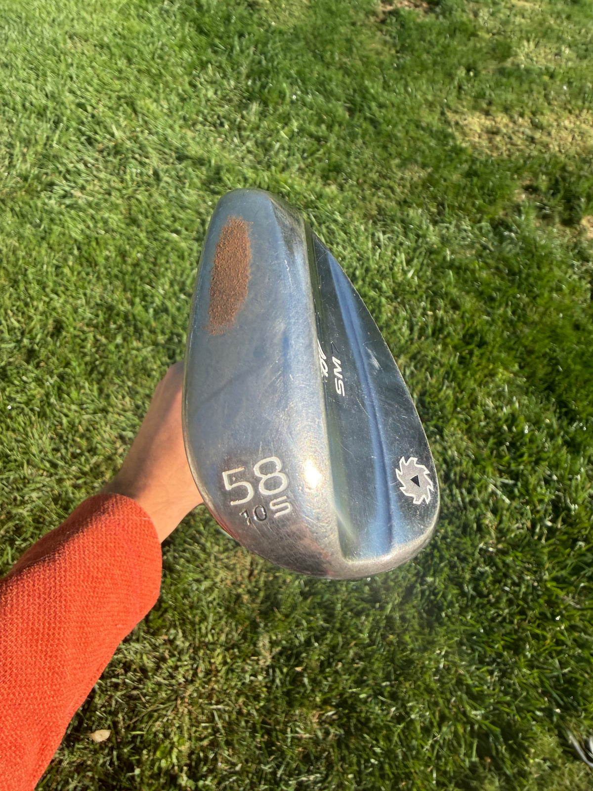 Titleist Vokey SM7 Brushed Steel Lob Wedge 58° / 10 Wedge Flex 35.25" — photo 4