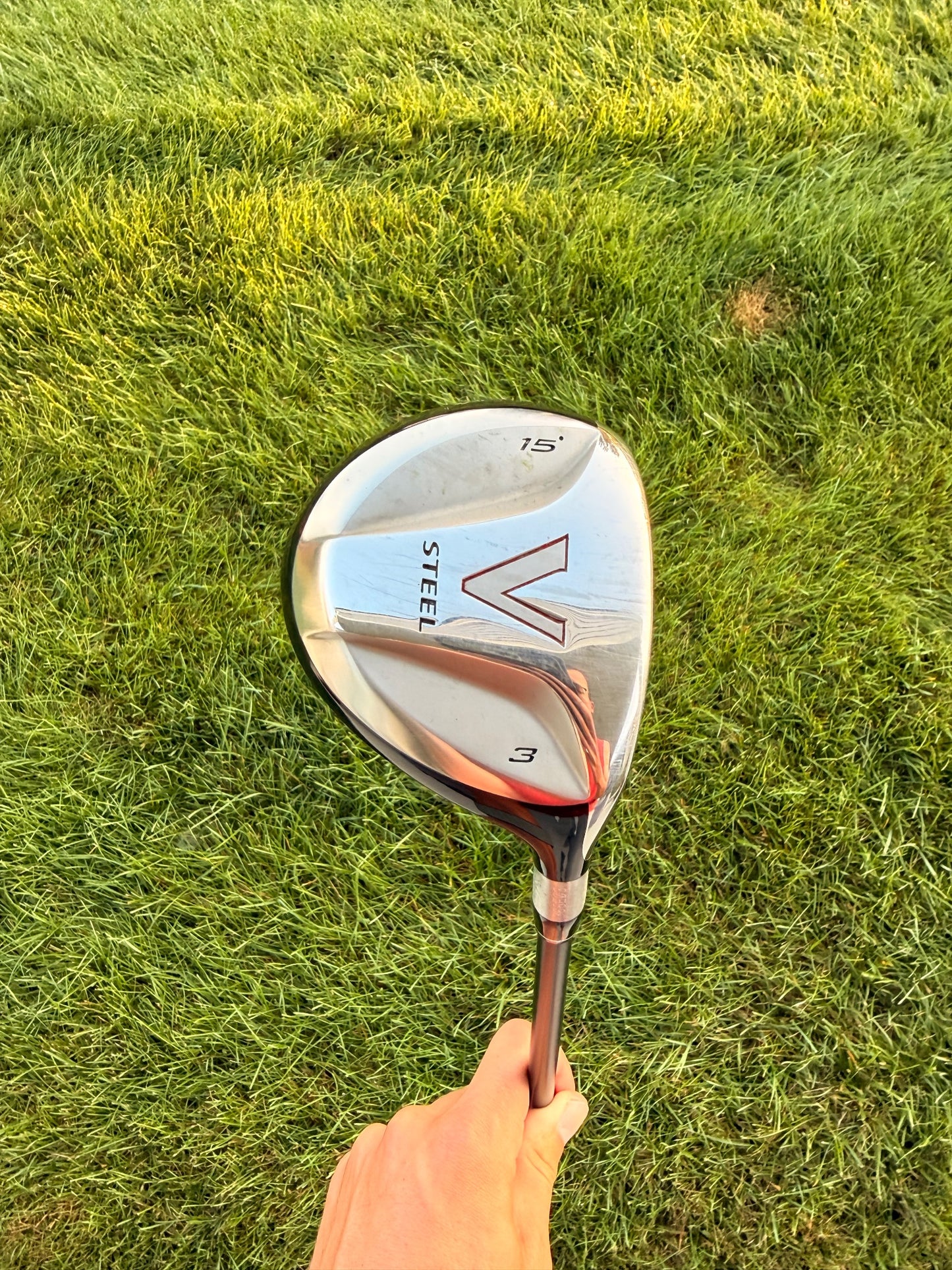 TaylorMade V Steel 3-Wood 15° M.A.S.2 Ultralite Regular Flex 42.5" +HC NICE