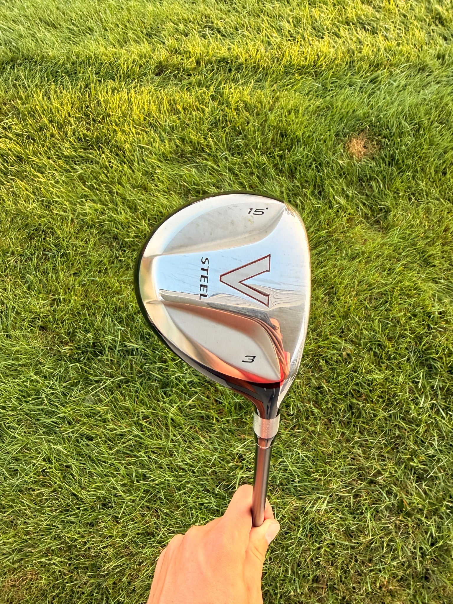 TaylorMade V Steel 3-Wood 15° M.A.S.2 Ultralite Regular Flex 42.5" +HC NICE