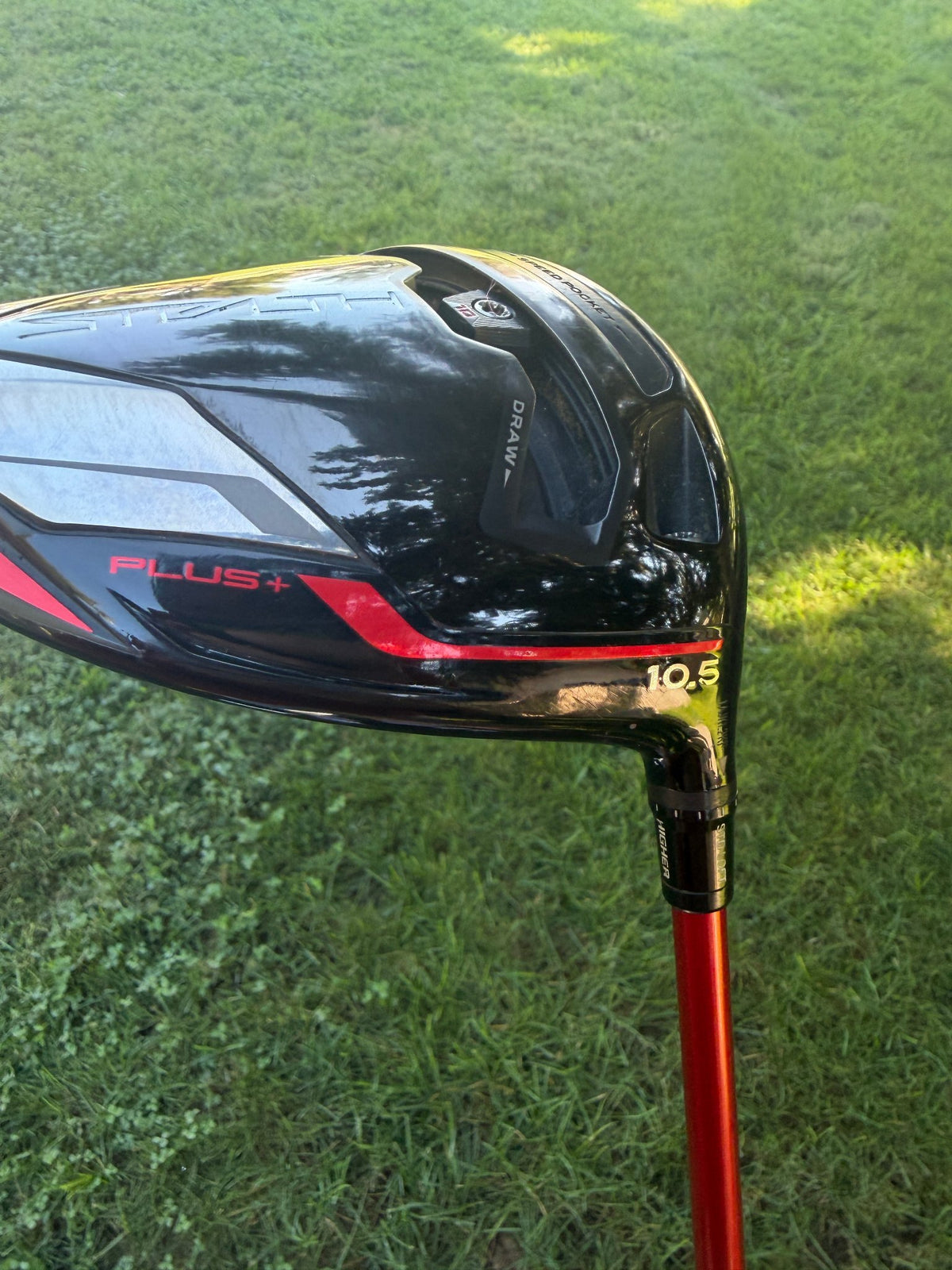 TaylorMade Stealth Plus Driver 10.5° Speeder NX Red Regular Flex 44.75" +HC NICE — photo 6