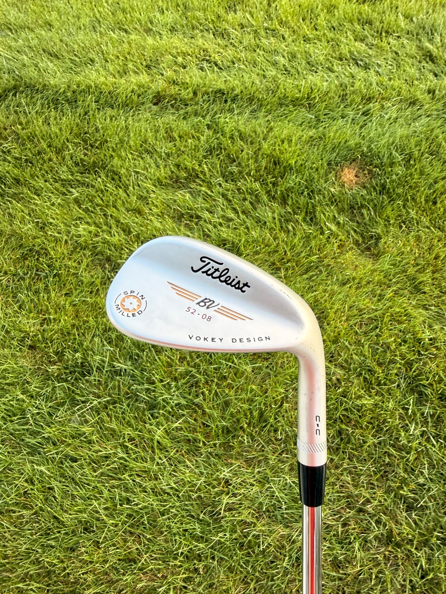 Titleist 2009 Vokey Spin Milled Chrome Gap Wedge 52° / 8 DG Stiff Flex 36" MINT