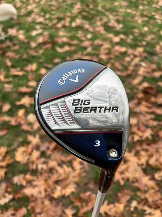 Callaway 2014 Big Bertha 3-Wood 15° Fubuki 65 Regular Flex 43″ +HC NICE