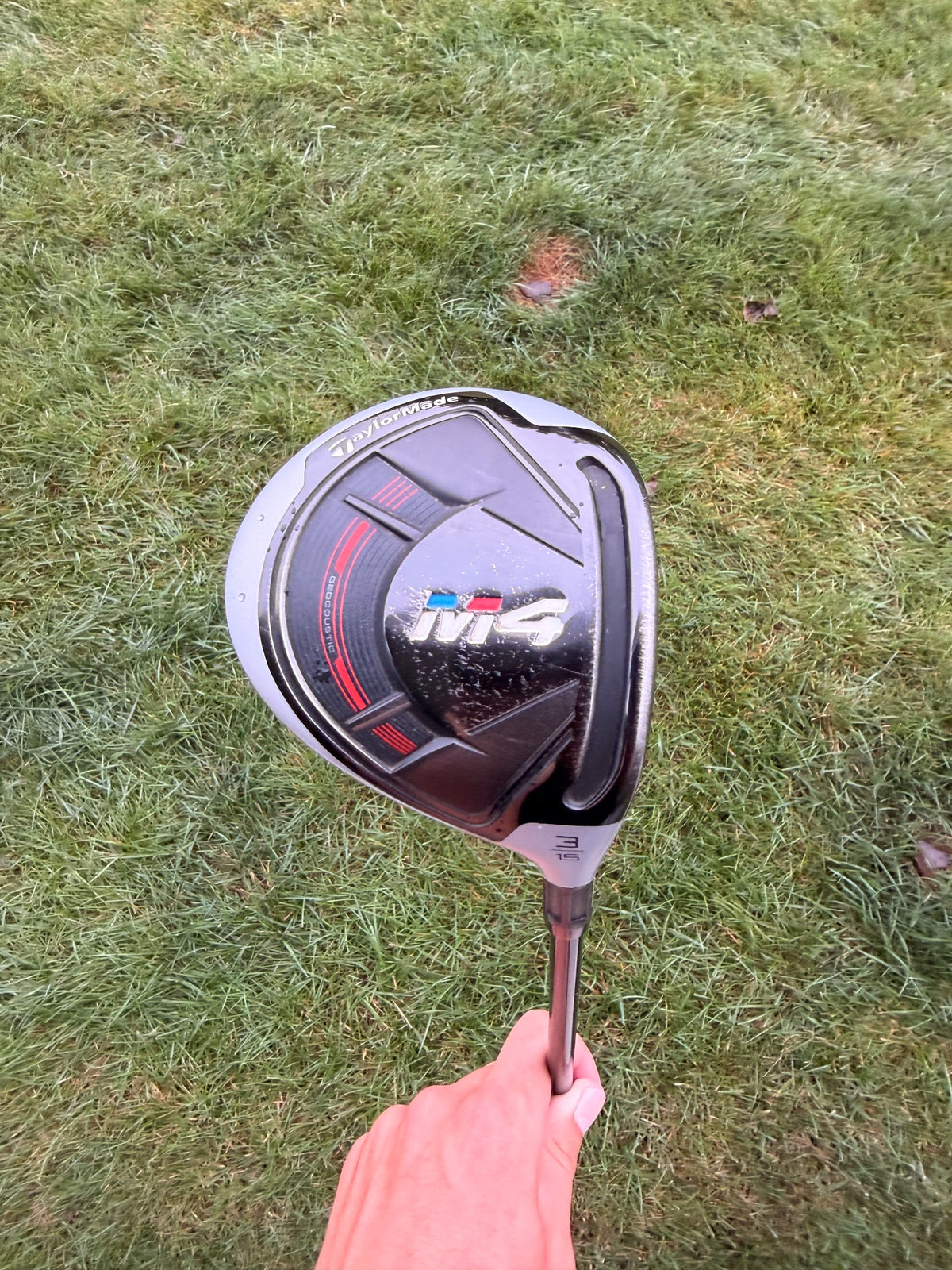 TaylorMade M4 3-Wood 15° Fujikura Atmos Red Stiff Flex 43" +HC NICE