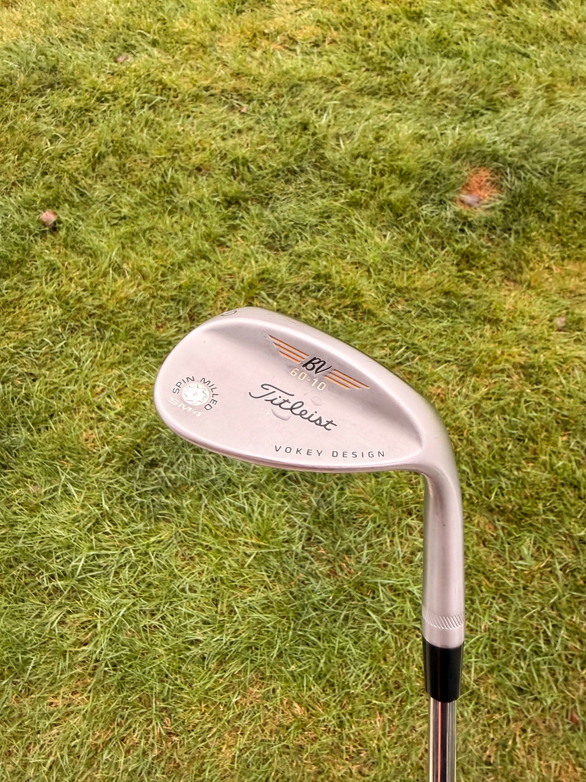 Titleist Vokey SM4 Chrome Lob Wedge 60° / 10 KBS Tour Stiff Flex 35.75" NICE