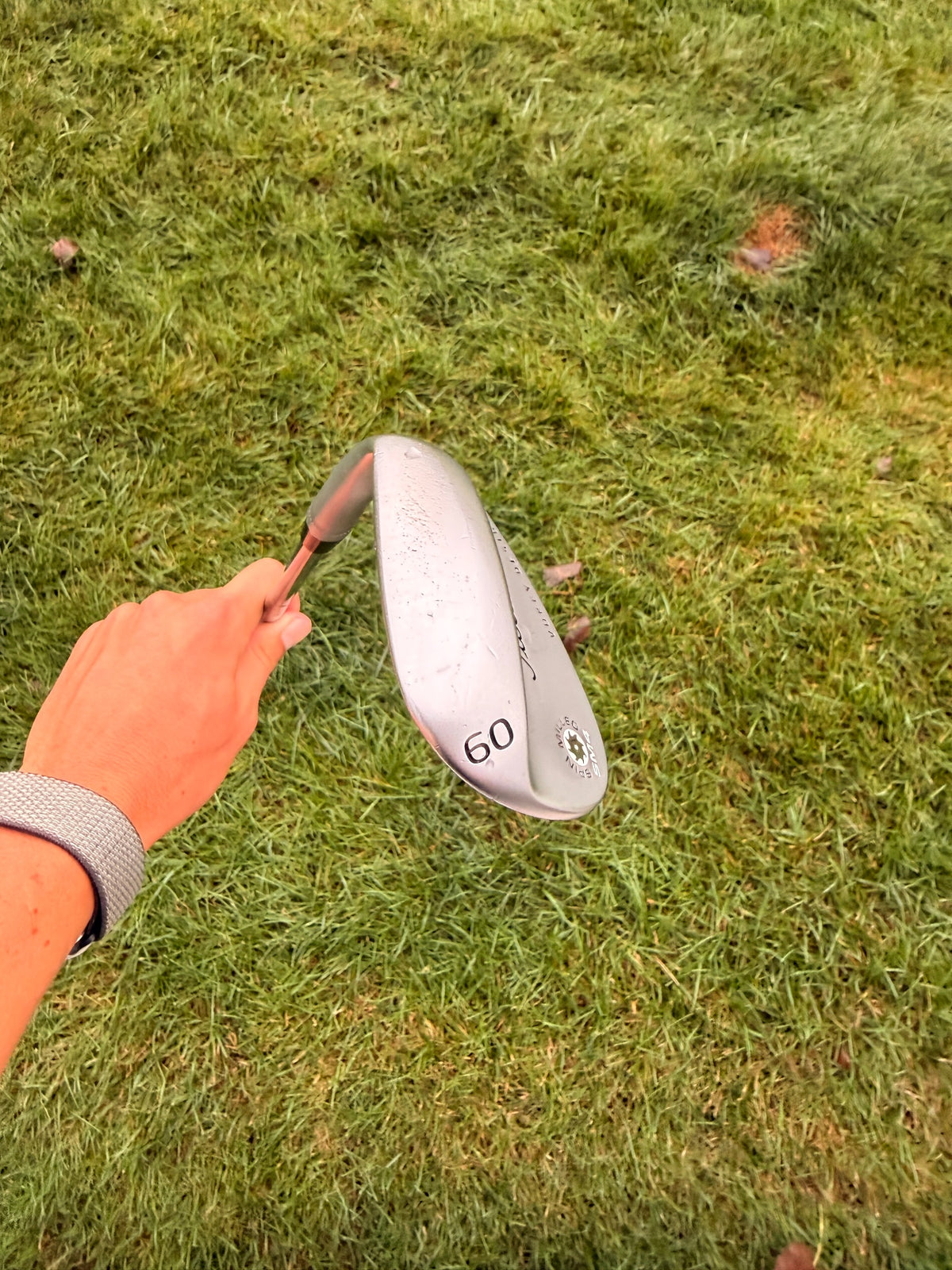 Titleist Vokey SM4 Chrome Lob Wedge 60° / 10 KBS Tour Stiff Flex 35.75" NICE — photo 4