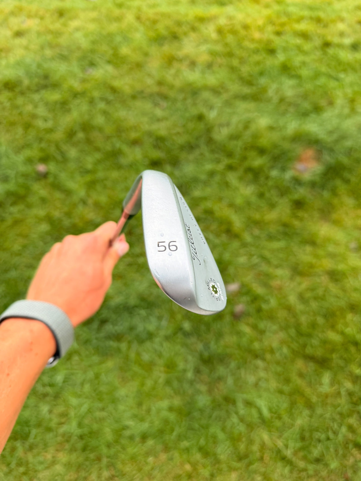 Titleist Vokey Spin Milled SM4 Chrome Sand Wedge 56° / 14 Stiff Flex 36" NICE — photo 4
