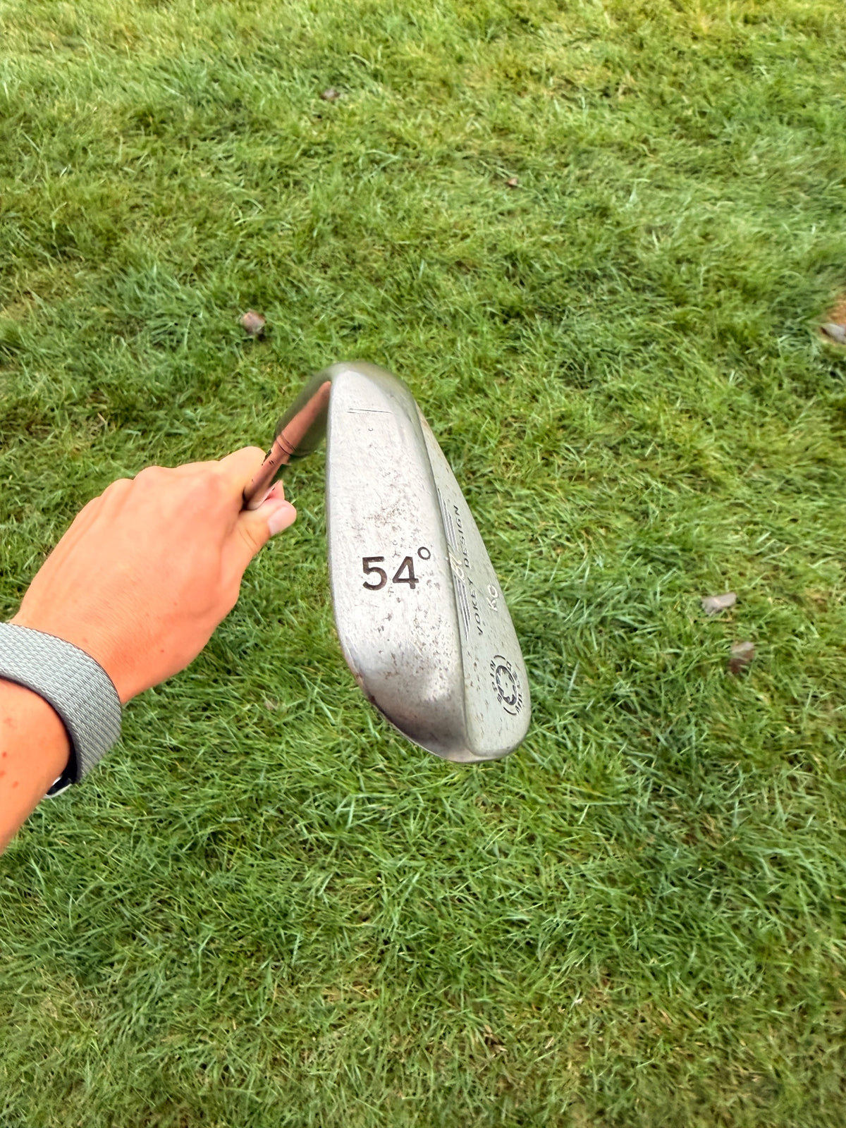 Titleist Vokey Spin Milled Raw Sand Wedge 54° / 10 KBS Tour Stiff Flex 36" NICE — photo 4