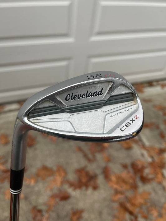 Cleveland CBX 2 Gap Wedge 52° / 11 DG 115 Wedge Flex Lefty 35.75″ NICE