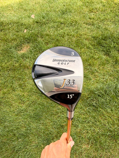 Bridgestone J33 3-Wood 15° Rombax Type-X 70g Stiff Flex 43.25" NICE